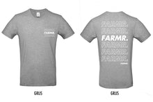 Afbeelding in Gallery-weergave laden, FARMR. Kids shirt met wit Cursief logo
