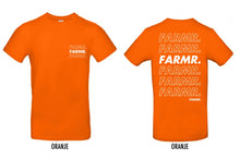 Afbeelding in Gallery-weergave laden, FARMR. Kids shirt met wit Cursief logo
