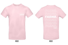 Load image into Gallery viewer, FARMR. Kids shirt met wit Cursief logo
