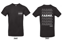 Afbeelding in Gallery-weergave laden, FARMR. Kids shirt met wit Cursief logo
