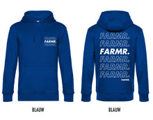 Afbeelding in Gallery-weergave laden, FARMR. Kids hoodie met wit Cursief logo
