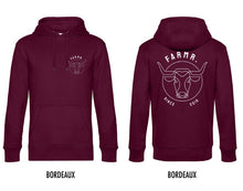 Afbeelding in Gallery-weergave laden, FARMR. Kids hoodie met wit Bull logo
