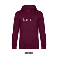 Afbeelding in Gallery-weergave laden, FARMR. Kids hoodie met wit Slim logo
