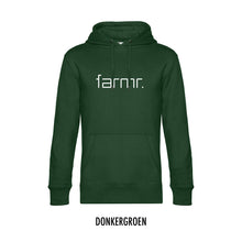 Afbeelding in Gallery-weergave laden, FARMR. Kids hoodie met wit Slim logo
