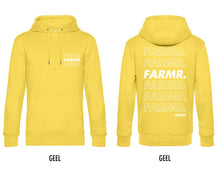 Afbeelding in Gallery-weergave laden, FARMR. Kids hoodie met wit Cursief logo
