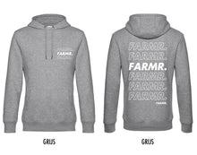 Afbeelding in Gallery-weergave laden, FARMR. Kids hoodie met wit Cursief logo
