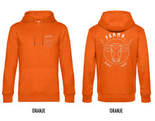 Afbeelding in Gallery-weergave laden, FARMR. Kids hoodie met wit Bull logo
