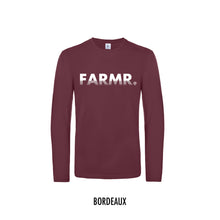 Afbeelding in Gallery-weergave laden, FARMR. Shirt lange mouwen met wit fade logo
