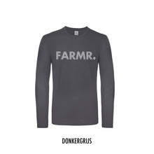 Afbeelding in Gallery-weergave laden, FARMR. Shirt lange mouwen met wit stripe logo
