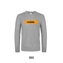 Load image into Gallery viewer, FARMR. Shirt lange mouwen met geel block logo
