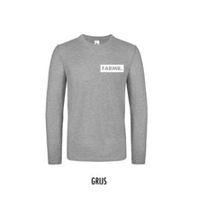 Afbeelding in Gallery-weergave laden, FARMR. Shirt lange mouwen met klein wit block logo
