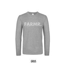 Load image into Gallery viewer, FARMR. Shirt lange mouwen met wit stripe logo
