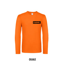 Afbeelding in Gallery-weergave laden, FARMR. Shirt lange mouwen met klein zwart block logo
