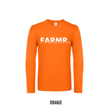 Afbeelding in Gallery-weergave laden, FARMR. Shirt lange mouwen met wit fade logo
