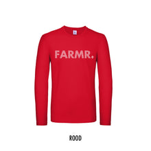 Afbeelding in Gallery-weergave laden, FARMR. Shirt lange mouwen met wit stripe logo
