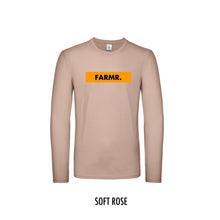 Afbeelding in Gallery-weergave laden, FARMR. Shirt lange mouwen met geel block logo
