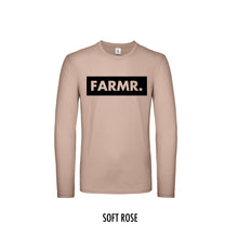 Load image into Gallery viewer, FARMR. Shirt lange mouwen met groot zwart block logo
