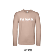 Afbeelding in Gallery-weergave laden, FARMR. Shirt lange mouwen met wit fade logo
