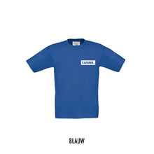 Afbeelding in Gallery-weergave laden, FARMR. Kids shirt met klein wit block logo
