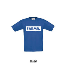 Afbeelding in Gallery-weergave laden, FARMR. Kids shirt met groot wit block logo
