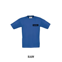 Load image into Gallery viewer, FARMR. Kids shirt met klein zwart block logo
