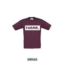 Afbeelding in Gallery-weergave laden, FARMR. Kids shirt met groot wit block logo
