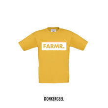 Afbeelding in Gallery-weergave laden, FARMR. Kids shirt met groot wit block logo
