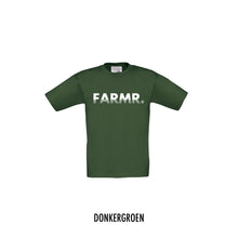 Load image into Gallery viewer, FARMR. Kids shirt met wit fade logo
