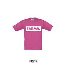 Afbeelding in Gallery-weergave laden, FARMR. Kids shirt met groot wit block logo
