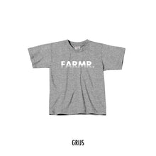 Afbeelding in Gallery-weergave laden, FARMR. Kids shirt met wit fade logo
