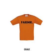 Afbeelding in Gallery-weergave laden, FARMR. Kids shirt met grote zwarte volle letters
