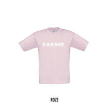 Afbeelding in Gallery-weergave laden, FARMR. Kids shirt met wit fade logo
