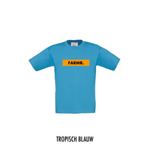 Afbeelding in Gallery-weergave laden, FARMR. Kids shirt met geel block logo
