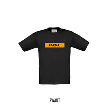 Afbeelding in Gallery-weergave laden, FARMR. Kids shirt met geel block logo
