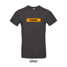 Load image into Gallery viewer, FARMR. Basic Shirt met geel block logo
