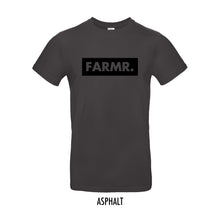 Load image into Gallery viewer, FARMR. Basic Shirt met groot zwart block logo
