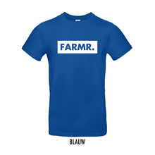 Afbeelding in Gallery-weergave laden, FARMR. Kleuren Shirt met groot wit block logo
