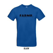 Load image into Gallery viewer, FARMR. Kleuren Shirt met zwart fade logo
