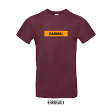 Load image into Gallery viewer, FARMR. Basic Shirt met geel block logo
