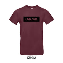 Load image into Gallery viewer, FARMR. Basic Shirt met groot zwart block logo
