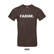 Load image into Gallery viewer, FARMR. Basic Shirt met grote witte volle letters
