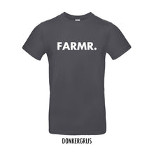 Load image into Gallery viewer, FARMR. Basic Shirt met grote witte volle letters
