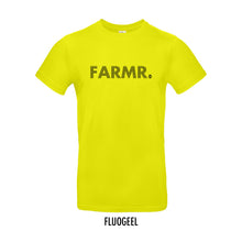 Load image into Gallery viewer, FARMR. Kleuren Shirt met zwart stripe logo
