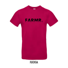 Load image into Gallery viewer, FARMR. Kleuren Shirt met zwart fade logo
