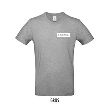 Load image into Gallery viewer, FARMR. Basic Shirt met klein wit block logo
