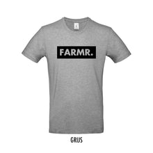 Load image into Gallery viewer, FARMR. Basic Shirt met groot zwart block logo
