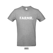 Load image into Gallery viewer, FARMR. Basic Shirt met grote witte volle letters
