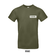 Load image into Gallery viewer, FARMR. Basic Shirt met klein wit block logo
