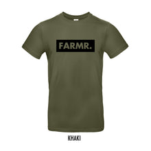 Load image into Gallery viewer, FARMR. Basic Shirt met groot zwart block logo
