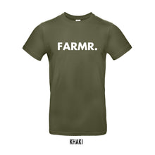 Load image into Gallery viewer, FARMR. Basic Shirt met grote witte volle letters
